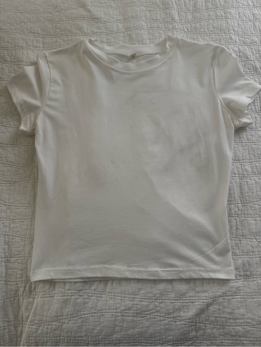 Never Worn Classic White Baby-Tee